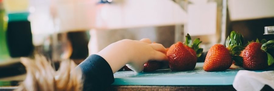 people, kid, baby, child, strawberry, fruit, food